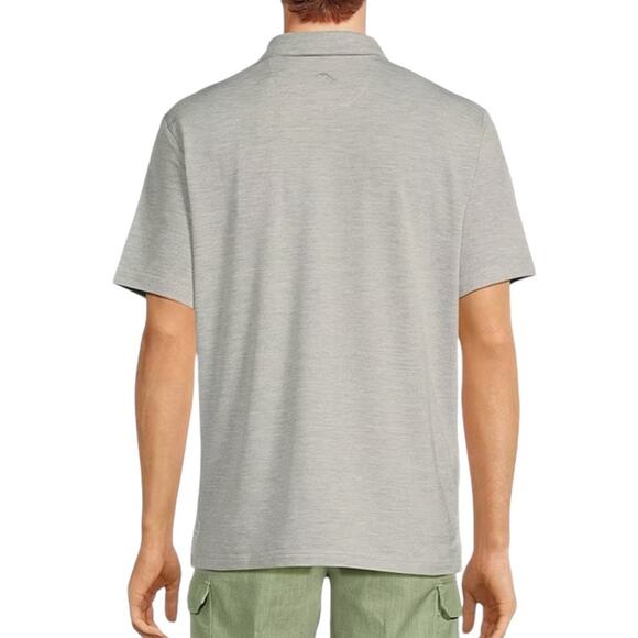 TOMMY BAHAMA Ash Gray Short Sleeve Polo Shirt Men’s Size XLarge - Picture 2 of 11